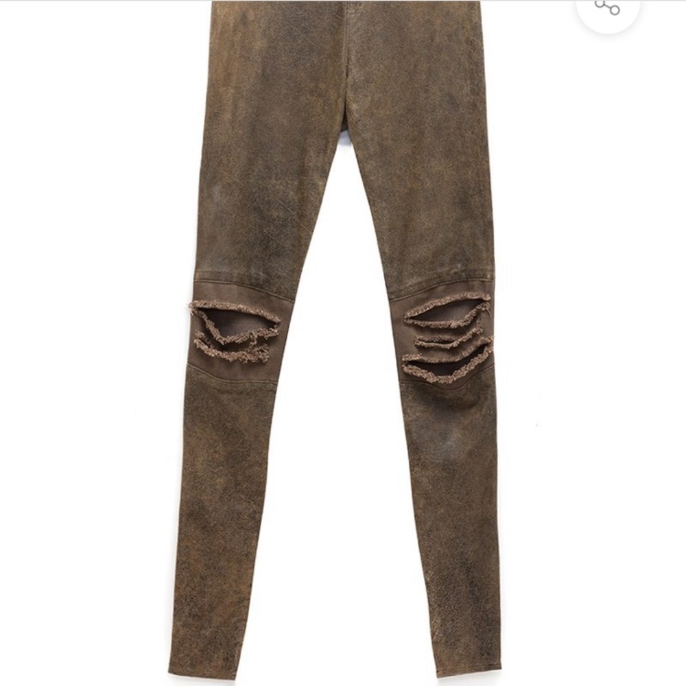 AS by DF LEATHER LEGGINGS